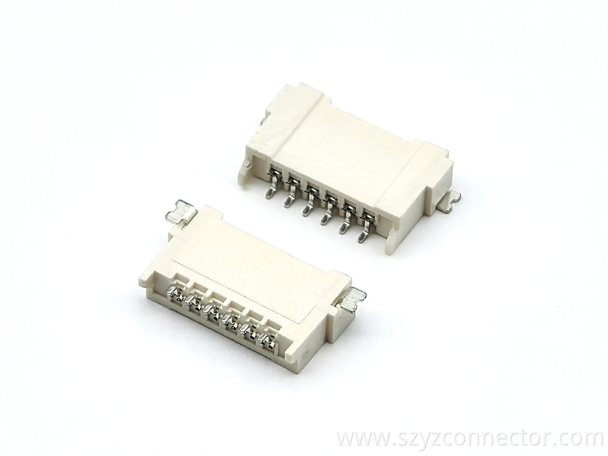 1.25 Wafer Horizontal SMT Type Pin header Connector LCP 6P 1.25 Wafer Horizontal SMT Type Pin header Connector LCP 6P